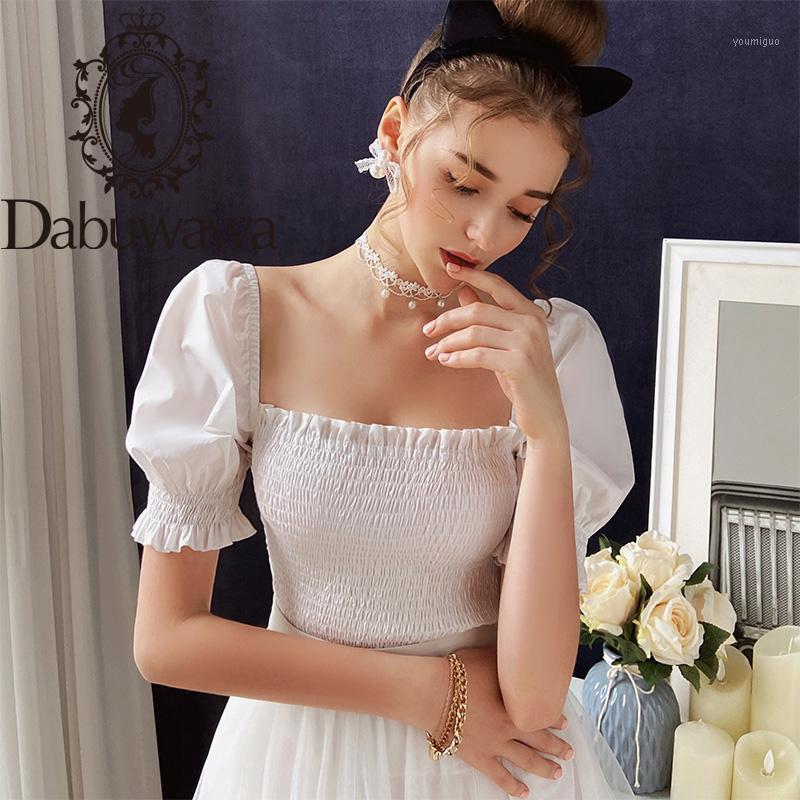 Women' Blouses & Shirts Dabuwawa Chic Square Neck Women Puff Sleeves Ruffled Smocking Blouse Female Casual Fashion Crop Tops Lady DO1BST008, Ivory
Women' Blouses & Shirts Dabuwawa Chic Square Neck Women Puff Sleeves Ruffled Smocking Blouse Female Casual Fashion Crop Tops Lady DO1BST008, Ivory