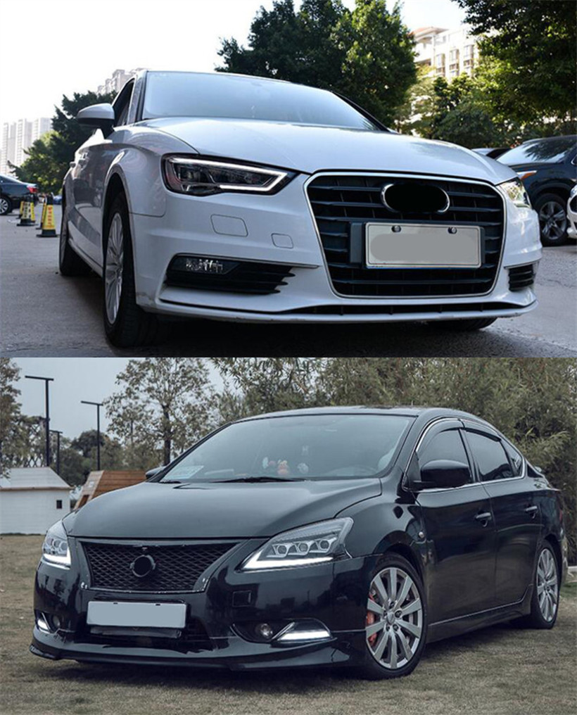 High Beam Car Head Lamp For Nissan Sylphy 2012-15 LED Headlight Sylphy DRL Turn Signal Driving Lights