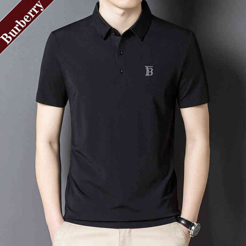 burbrerys Babao B Jiali solid color Lapel mens short sleeve new Tshirt polo shirt top highend business leisure versatile trend, Navy blue
burbrerys Babao B Jiali solid color Lapel mens short sleeve new Tshirt polo shirt top highend business leisure versatile trend, Navy blue