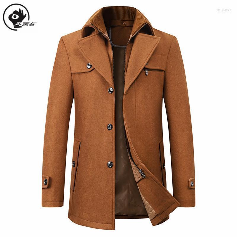 Men's Wool & Blends Little Rain Jacket Men Solid Blend Long Woolen Coat Casual Brand Double Collar Thick Overcoat Male Winter Men1 Viol22, Black
Men's Wool & Blends Little Rain Jacket Men Solid Blend Long Woolen Coat Casual Brand Double Collar Thick Overcoat Male Winter Men1 Viol22, Black