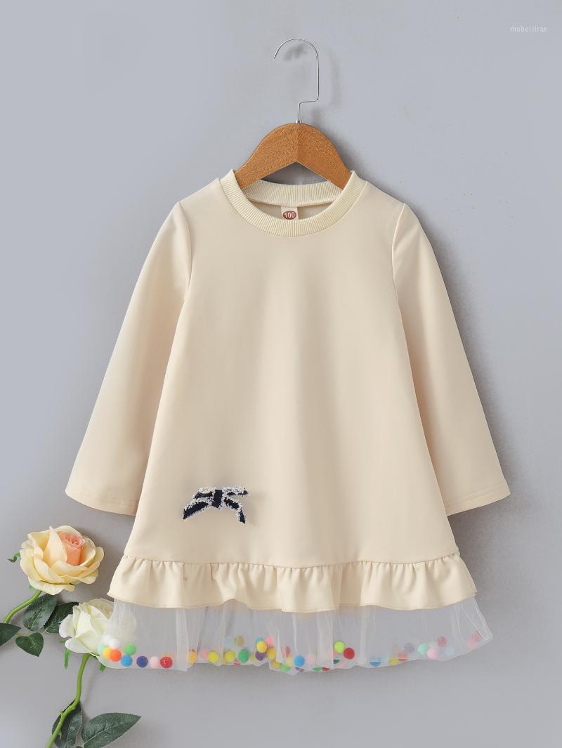 Girl's Dresses 2022 Autumn And Winter Style Long-sleeved Elegant Princess Dress Solid Color Girls Clothing Children's 2-6 Years, Beige
Girl's Dresses 2022 Autumn And Winter Style Long-sleeved Elegant Princess Dress Solid Color Girls Clothing Children's 2-6 Years, Beige