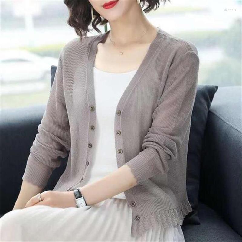 Women' Knits & Tees Ladies Tops 2022 Autumn Summer Cardigan Women Hollow Out Shawl Knitted Sweater Female Cardigans Thin Jacket Basic CoatW, Coffee
Women' Knits & Tees Ladies Tops 2022 Autumn Summer Cardigan Women Hollow Out Shawl Knitted Sweater Female Cardigans Thin Jacket Basic CoatW, Coffee