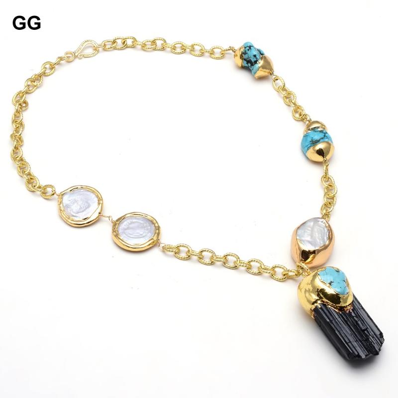 Pendant Necklaces Jewelry Natural White Coin Pearl Keshi Blue Turquoise Golden Chain Statement Necklace Black Tourmaline Rough PendantPendan
Pendant Necklaces Jewelry Natural White Coin Pearl Keshi Blue Turquoise Golden Chain Statement Necklace Black Tourmaline Rough PendantPendan