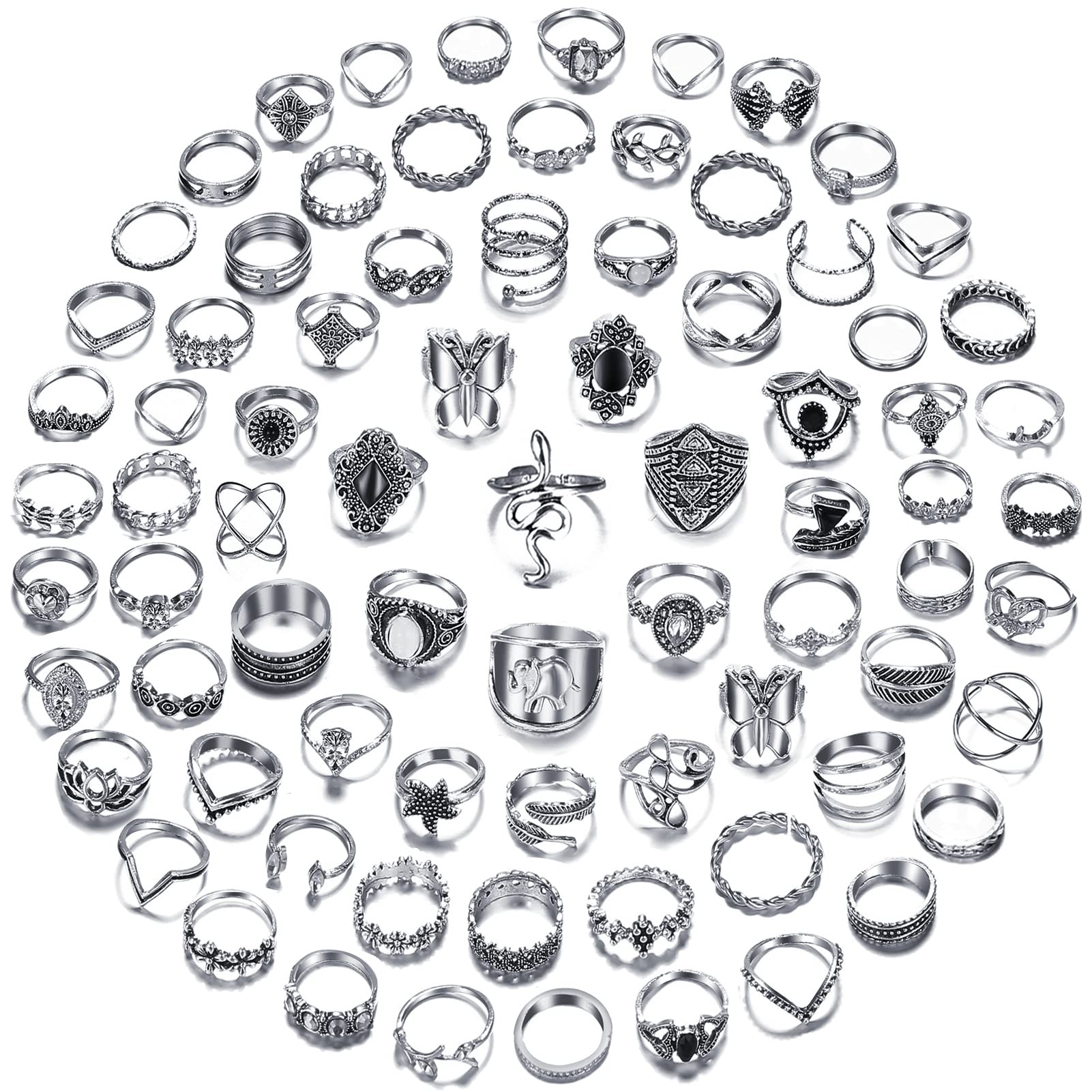 Band Rings Vintage Sier Knuckle Set Stackable Joint Finger For Women Bohemian Midi Boho Butterfly Snake Crystal Stacking Pack amuMy
Band Rings Vintage Sier Knuckle Set Stackable Joint Finger For Women Bohemian Midi Boho Butterfly Snake Crystal Stacking Pack amuMy
