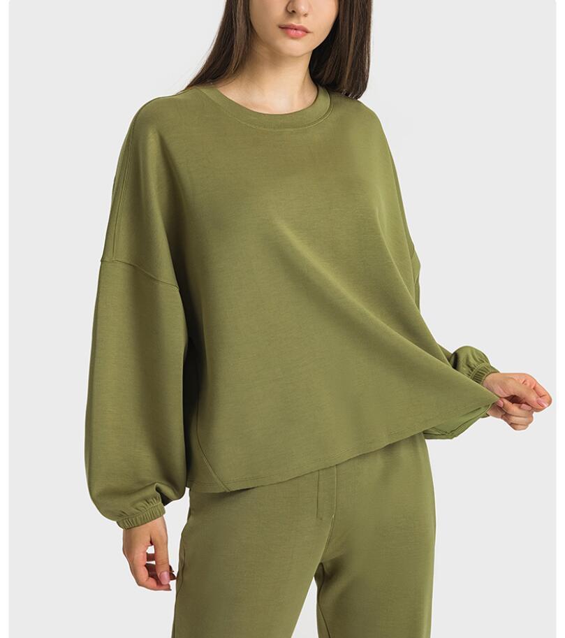 Jogging Clothes Loose Yoga Tops Fitness Long Sleeve Sweater Perfectly Oversize Women Hoodies, Beige
Jogging Clothes Loose Yoga Tops Fitness Long Sleeve Sweater Perfectly Oversize Women Hoodies, Beige