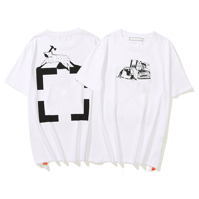 OFF Designer T Shirt for Men Summer Loose Tees Top Quality Fashion Cross Paintings Arrow Tshirts 1205, White
OFF Designer T Shirt for Men Summer Loose Tees Top Quality Fashion Cross Paintings Arrow Tshirts 1205, White