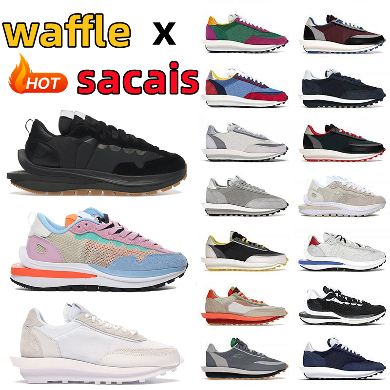 Running Shoes OG Sacais VaporWaffle Men Women Ldv Waffle Fragment Sail Gum Black Neptune Green Bright Citron Game Royal Sneakers Trainers Sports Size 36-45, I need 3 pairs socks
Running Shoes OG Sacais VaporWaffle Men Women Ldv Waffle Fragment Sail Gum Black Neptune Green Bright Citron Game Royal Sneakers Trainers Sports Size 36-45, I need 3 pairs socks
