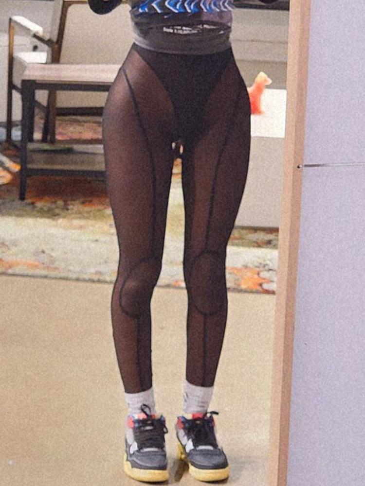 Pantalon féminin Capris bizarre chat Patchwork Patchwork crayon sexy Femmes Skinny Sporty Leggings 2022 TREND STREET WILD ELASTIC TROUS