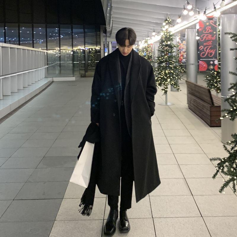 Men' Wool & Blends 2022 Autumn Winter High Quality Woolen Coat Long Fashion Mens Casual Loose Single Breasted Clothes Warm Outwear L08 Will, Khaki
Men' Wool & Blends 2022 Autumn Winter High Quality Woolen Coat Long Fashion Mens Casual Loose Single Breasted Clothes Warm Outwear L08 Will, Khaki