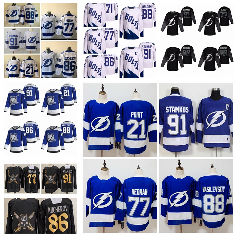 Hockey Jerseys Tampa''Bay''Lightning custom 91 Steve Stamkos 86 Nikita Kucherov 21 Brayden Point 77 Victor Hedman 88 Andrei Vasilevskiy 5288, As
Hockey Jerseys Tampa''Bay''Lightning custom 91 Steve Stamkos 86 Nikita Kucherov 21 Brayden Point 77 Victor Hedman 88 Andrei Vasilevskiy 5288, As
