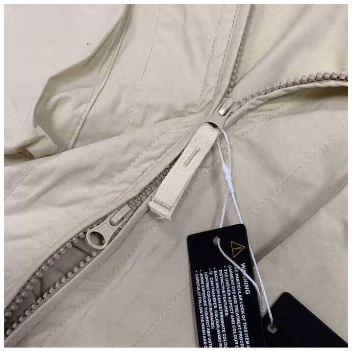 Mens Jacket Lapel Neck windbreaker zipper shirt Ghost shirt coat Metallic Nylon italy style Clothes long sleeve Outerwear