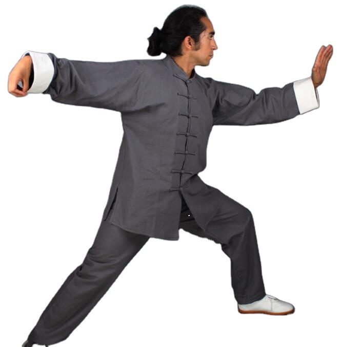 Men's Tracksuits Wu Shu Tai Chi Training Uniform Men Cotton Linen Summer Chinese Kungfu Suits Women Martial Arts Performance Clothes Top + Pants