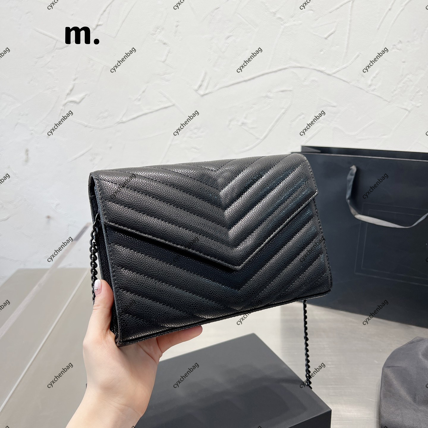 Women bag New Cross body Fashion shoulder bag handbags hangbag WOC 3-color Chain Leather wear-resistant texture of detachable messenger belt card slot, Gold chain
Women bag New Cross body Fashion shoulder bag handbags hangbag WOC 3-color Chain Leather wear-resistant texture of detachable messenger belt card slot, Gold chain