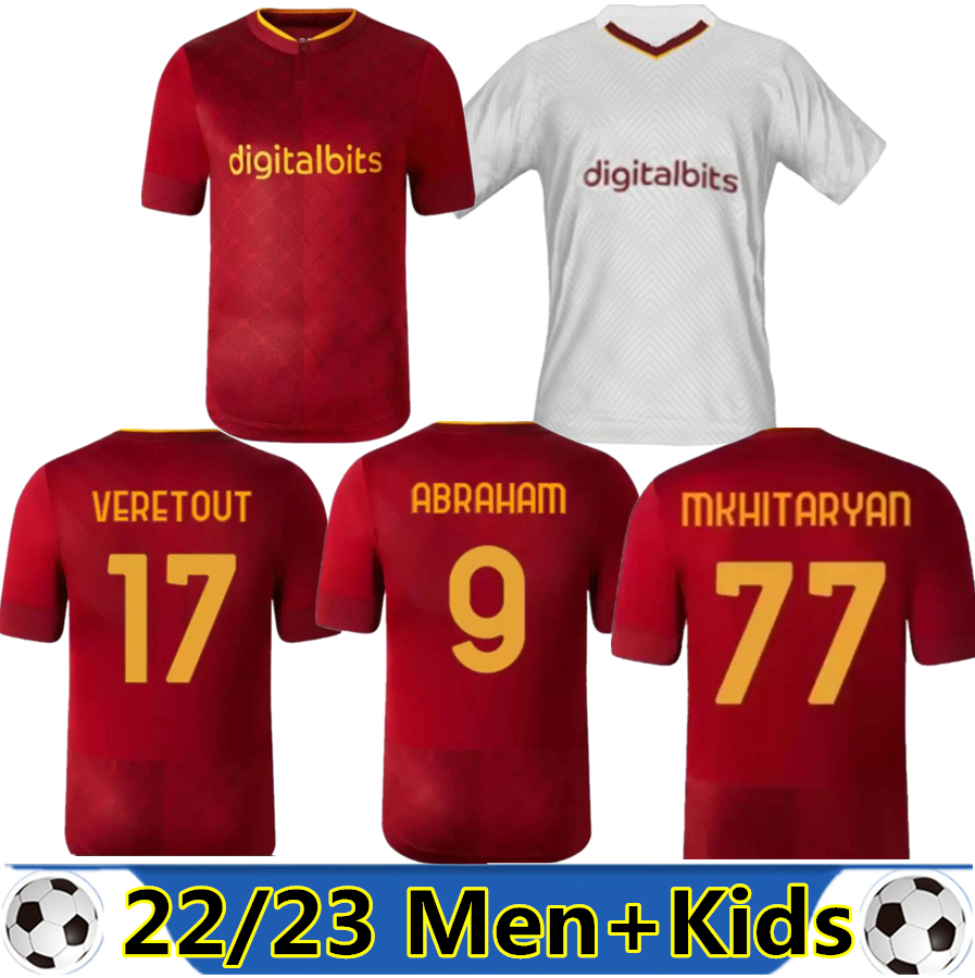 22 23 DYBALA SOCCER JERSEYS ROMA home final Pastore Abraham rome 2022 2023 WIJNALDUM totti Zaniolo MANCINI KUMBULLA men kids kit football shirts EL SHAARAWY Uniform, White
22 23 DYBALA SOCCER JERSEYS ROMA home final Pastore Abraham rome 2022 2023 WIJNALDUM totti Zaniolo MANCINI KUMBULLA men kids kit football shirts EL SHAARAWY Uniform, White