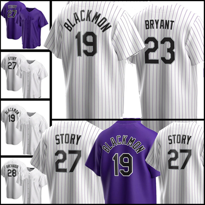 23 Kris Bryant 19 Charlie Blackmon Jersey 27 Trevor Story Custom Baseball Jerseys 24 Ryan McMahon 14 Tony Wolters 20 Ian Desmond Sam Hilliard Nolan Arenado, Men luoji 
23 Kris Bryant 19 Charlie Blackmon Jersey 27 Trevor Story Custom Baseball Jerseys 24 Ryan McMahon 14 Tony Wolters 20 Ian Desmond Sam Hilliard Nolan Arenado, Men luoji