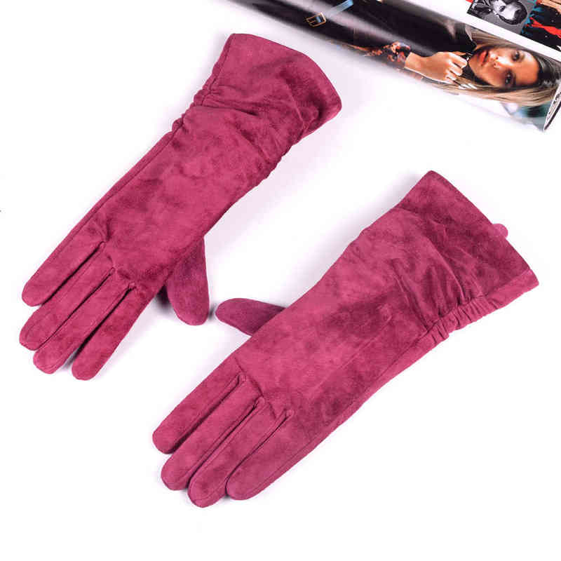 28cm 11" Women's Ladies Genuine leather Suede Leather Middle long Folded gloves Party Evening gloves T220730
28cm 11" Women's Ladies Genuine leather Suede Leather Middle long Folded gloves Party Evening gloves T220730