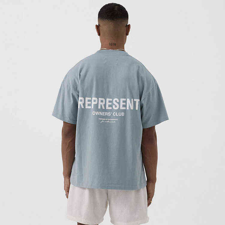 Trend t shirts Represent Designer Mens Rep Short Sleeve Letter Print Trendy Brand Versatile American Loose Simple Round Neck Couple T-shirt, Light blue (r447)
Trend t shirts Represent Designer Mens Rep Short Sleeve Letter Print Trendy Brand Versatile American Loose Simple Round Neck Couple T-shirt, Light blue (r447)