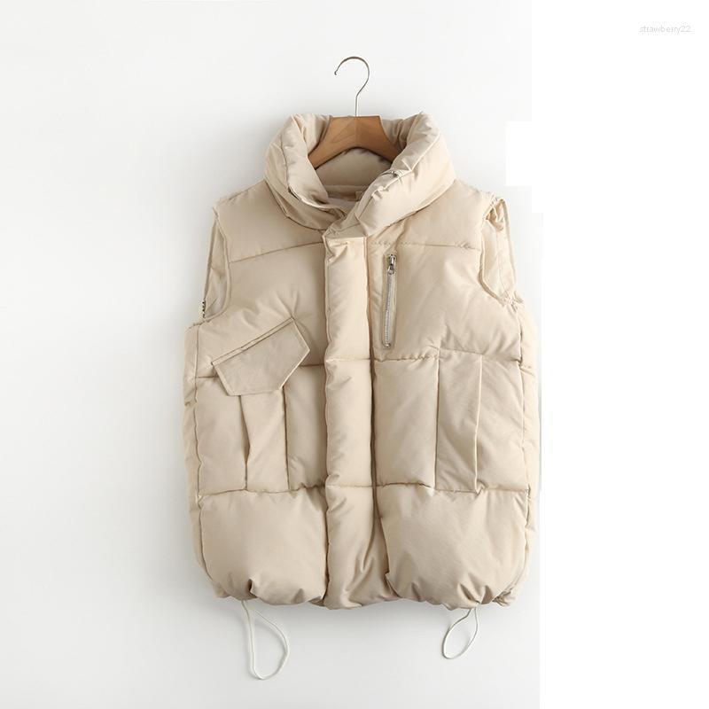 Women's Vests 2022 Autumn Winter Cotton Vest Jacket Stand Up Collar Drawstring Bodywarm Plus Size 2XL Pocket Waistcoat Padded Stra22, Beige
Women's Vests 2022 Autumn Winter Cotton Vest Jacket Stand Up Collar Drawstring Bodywarm Plus Size 2XL Pocket Waistcoat Padded Stra22, Beige