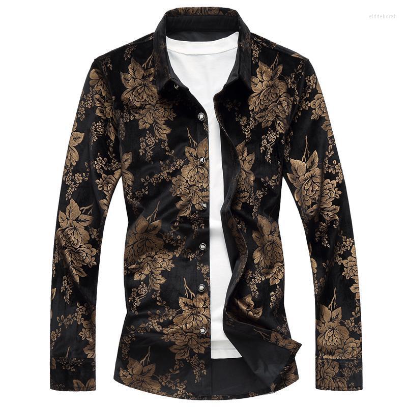 Men's Casual Shirts High Quality Mens Winter Long Sleeve Shirt Large Size 6XL 7XL Fashion Flower Men Blue Black TopsMen's Eldd22
Men's Casual Shirts High Quality Mens Winter Long Sleeve Shirt Large Size 6XL 7XL Fashion Flower Men Blue Black TopsMen's Eldd22