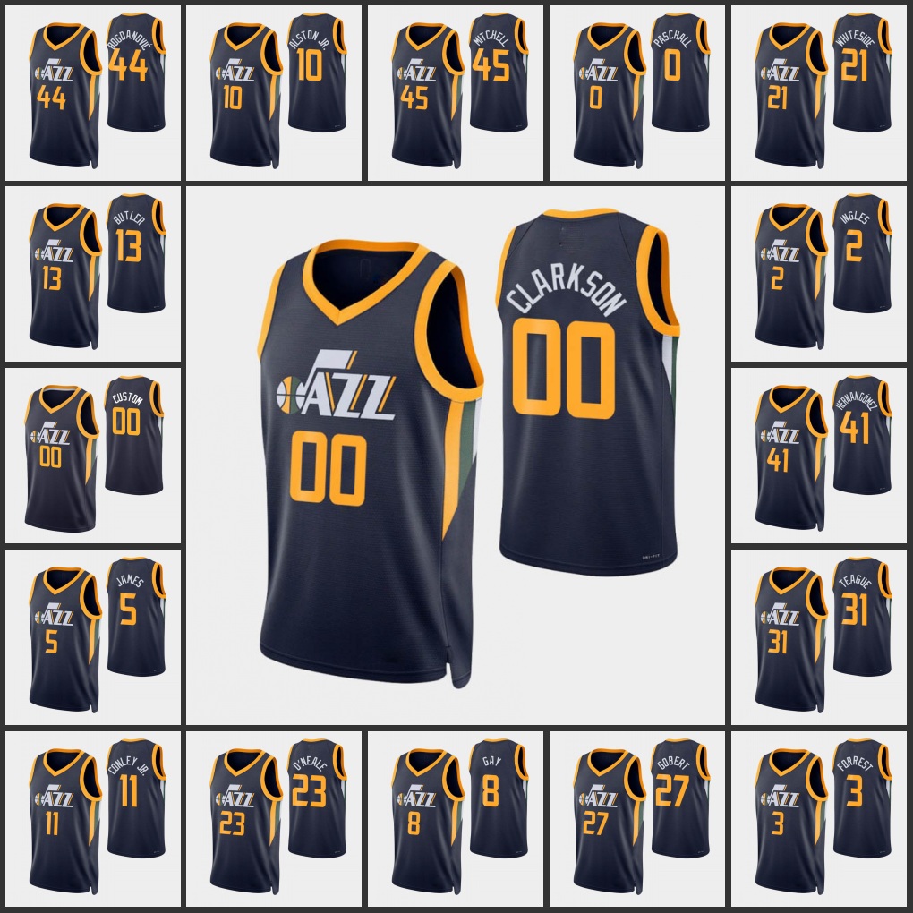 Utah Jazz''Joe Ingles Rudy Gobert Bojan Bogdanovic Donovan Mitchell Mike Conley Jor dan Clarkson Justin James Custom 75th Anniversary Diamond Navy Jersey
Utah Jazz''Joe Ingles Rudy Gobert Bojan Bogdanovic Donovan Mitchell Mike Conley Jor dan Clarkson Justin James Custom 75th Anniversary Diamond Navy Jersey