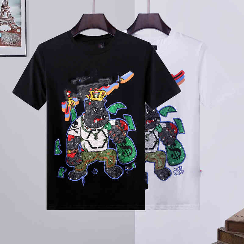 European American Fashion luxury T-Shirt men t shirt skull tshirt PP Tshirts Round neck embroidery digns Coupl Tee Male, Separate
European American Fashion luxury T-Shirt men t shirt skull tshirt PP Tshirts Round neck embroidery digns Coupl Tee Male, Separate