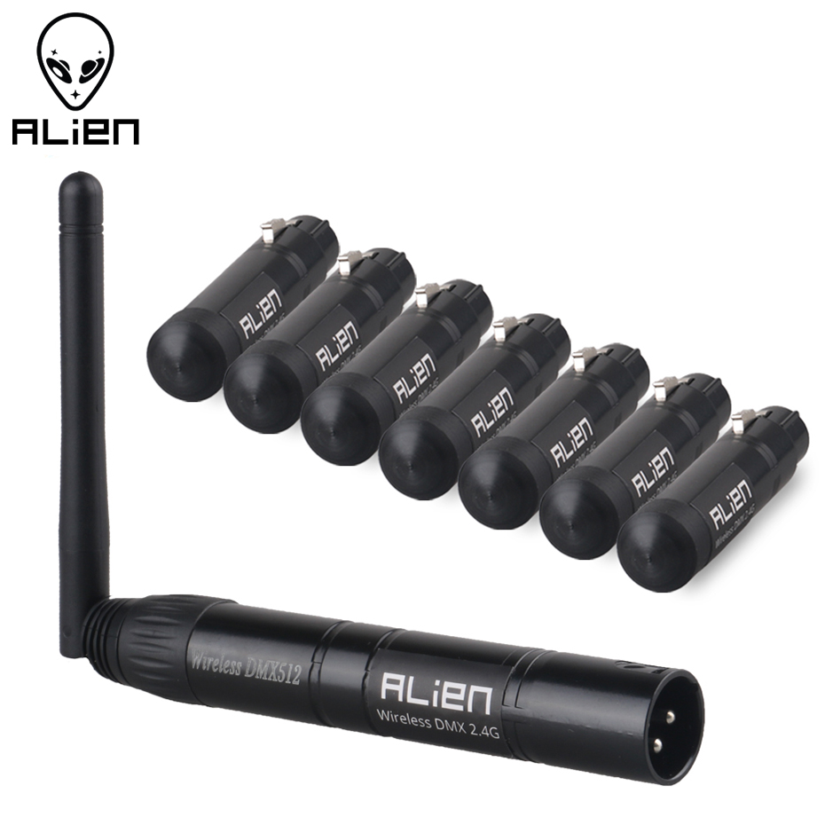 ALIEN 2.4G ISM Wireless DMX 512 Dfi Controller XLR Receiver Transmitter For Disco DJ Party Bar Stage PAR Moving Head Laser Light
ALIEN 2.4G ISM Wireless DMX 512 Dfi Controller XLR Receiver Transmitter For Disco DJ Party Bar Stage PAR Moving Head Laser Light