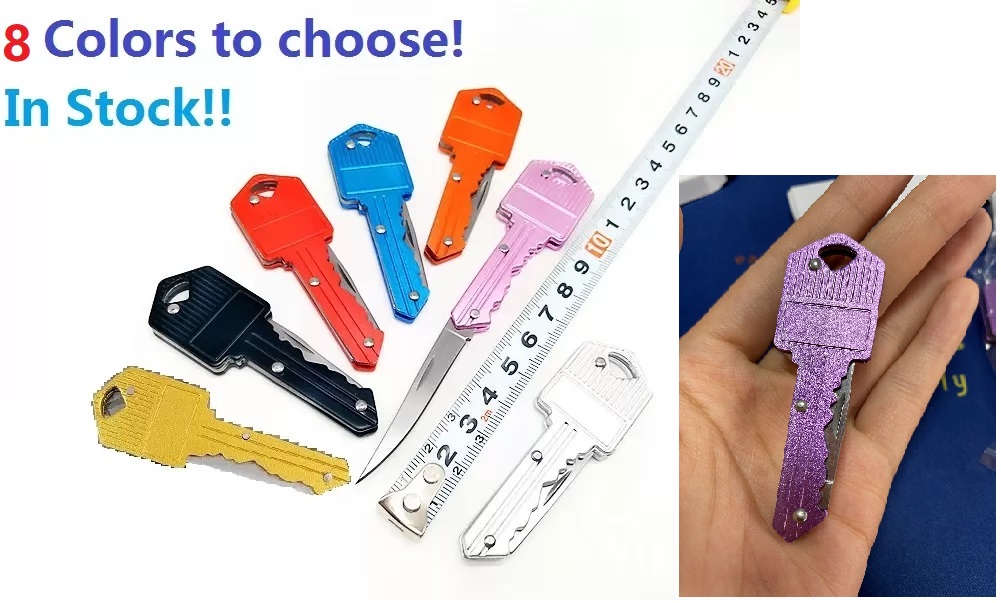 Mini Keychain Folding Knife 8 Colors EDC Key Knives Multifunctional Fruit Knife Outdoor Pocket Knife Mini Self-Defense Swiss Saber Survival Tool Gear
Mini Keychain Folding Knife 8 Colors EDC Key Knives Multifunctional Fruit Knife Outdoor Pocket Knife Mini Self-Defense Swiss Saber Survival Tool Gear