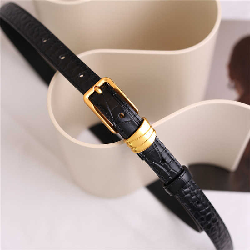 TopSelling First layer cow leather belt women's simple and versatile Korean fashion casual jeans waistband girl pin buckle belts