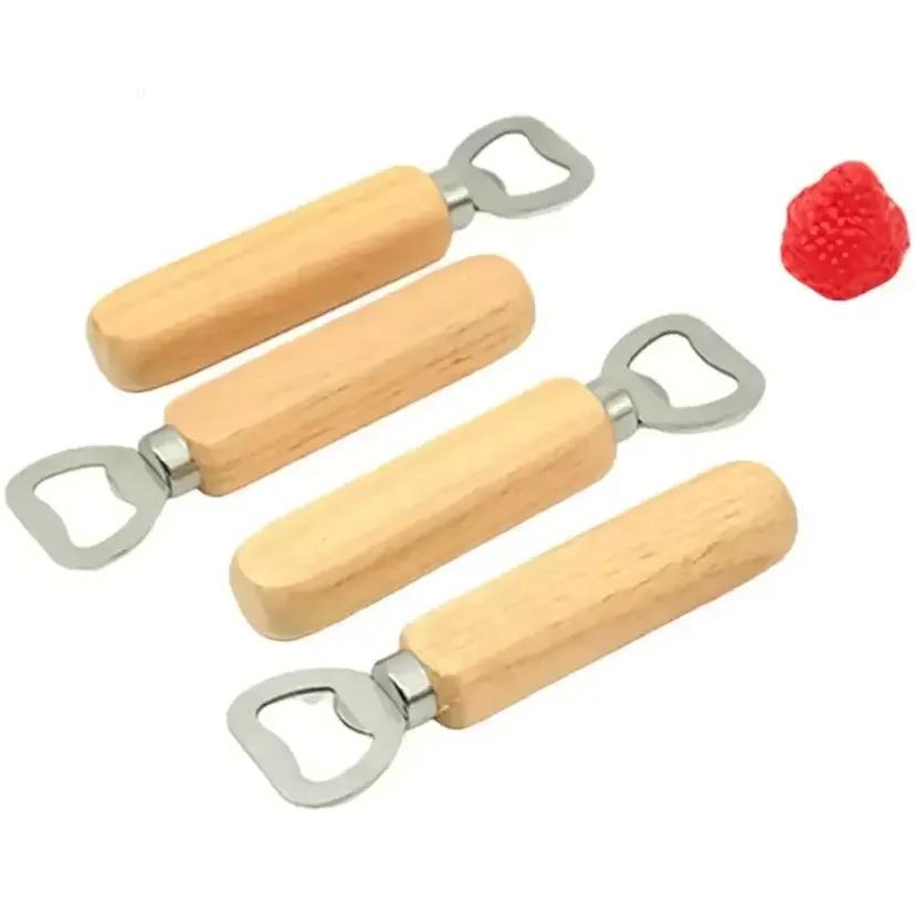 Stainless Steel Wood Handle Wine Beer Bottle Openers Soda Glass Cap Bottle Opener Kitchen Bar Tools
Stainless Steel Wood Handle Wine Beer Bottle Openers Soda Glass Cap Bottle Opener Kitchen Bar Tools