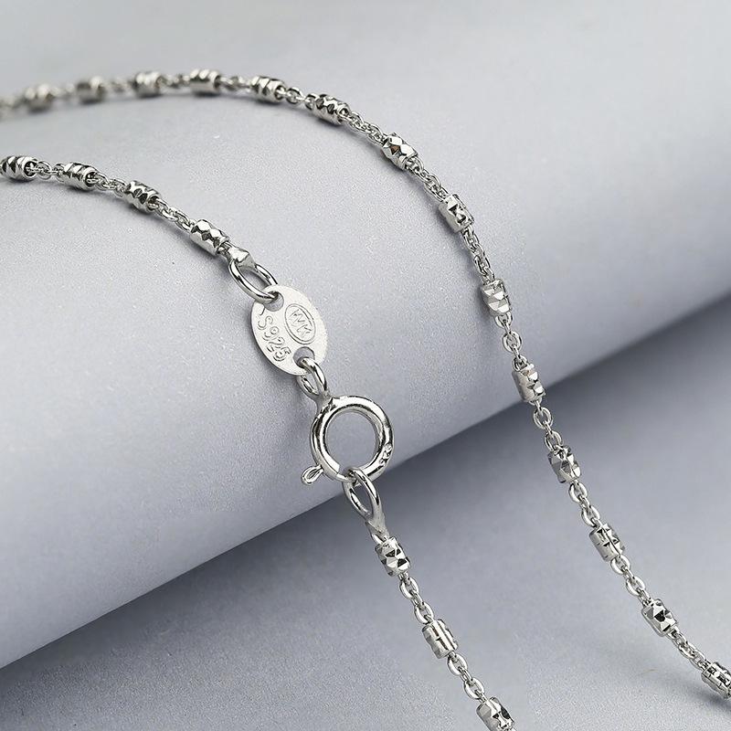 Chains Solid 925 Sterling Silver Chain Necklace 40CM/45CM Length White Gold Color Pretty Dossy JewelryChains
Chains Solid 925 Sterling Silver Chain Necklace 40CM/45CM Length White Gold Color Pretty Dossy JewelryChains