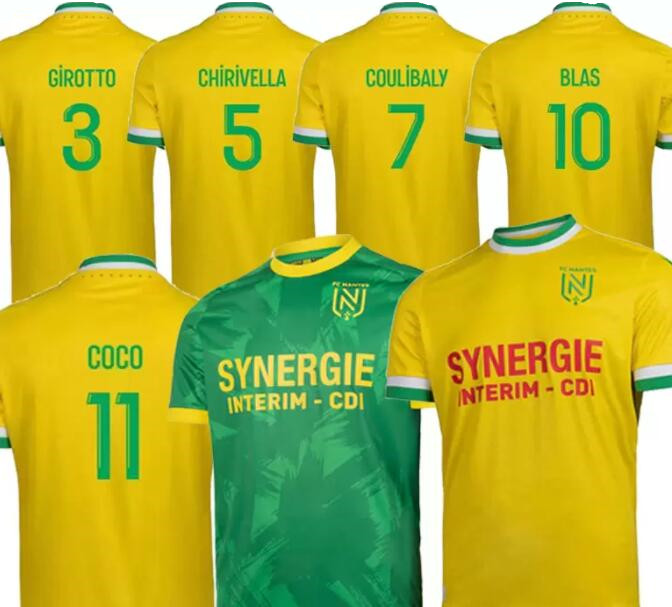 2022 2023 Maillots FC Nantes Etoile soccer jerseys 22 23 SISSOKO COULIBALY BLAS KOLO MUANI SIMON 17 GIROTTO football shirt men jersey, 22/23 away 
2022 2023 Maillots FC Nantes Etoile soccer jerseys 22 23 SISSOKO COULIBALY BLAS KOLO MUANI SIMON 17 GIROTTO football shirt men jersey, 22/23 away