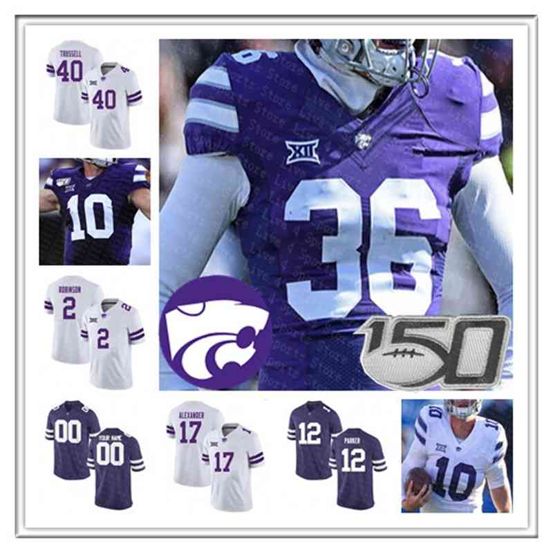 NCAA Kansas State Wildcats KSU College Jersey Football Skylar Thompson Will Howard Jordy Nelson Deuce Vaughn Phillip Brooks Daniel Green, Men white with 150
NCAA Kansas State Wildcats KSU College Jersey Football Skylar Thompson Will Howard Jordy Nelson Deuce Vaughn Phillip Brooks Daniel Green, Men white with 150