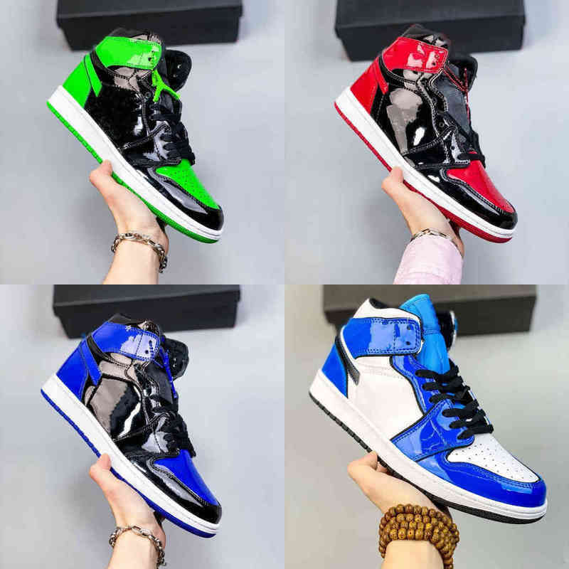 Shipped in 24 Hours 1S high top board Basketball 1 shoes man women patent leather fluorescent green Beika blue black red paint finish lard buckle broken red, X04 36-47 georgetown
Shipped in 24 Hours 1S high top board Basketball 1 shoes man women patent leather fluorescent green Beika blue black red paint finish lard buckle broken red, X04 36-47 georgetown