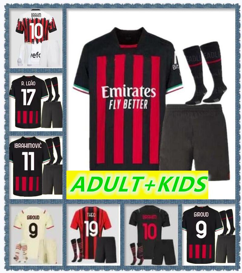 fans player men kids kit 22 23 GIROUD IBRAHIMOVIC soccer jersey AC MILANS TOMORI football shirt 2022 2023 TONALI REBIC Camiseta de futbol BRAHIM R.LEAO FLORENZI BRAHIM, 21/22
fans player men kids kit 22 23 GIROUD IBRAHIMOVIC soccer jersey AC MILANS TOMORI football shirt 2022 2023 TONALI REBIC Camiseta de futbol BRAHIM R.LEAO FLORENZI BRAHIM, 21/22