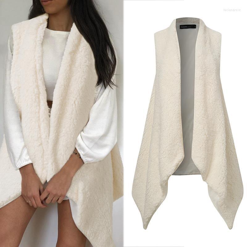 Women's Vests Fashion Outerwear 2022 Celmia Women Winter Warm Faux Fur Casual Sexy Sleeveless Fluffy White Coats Loose Party Jackets Luci22, Black
Women's Vests Fashion Outerwear 2022 Celmia Women Winter Warm Faux Fur Casual Sexy Sleeveless Fluffy White Coats Loose Party Jackets Luci22, Black