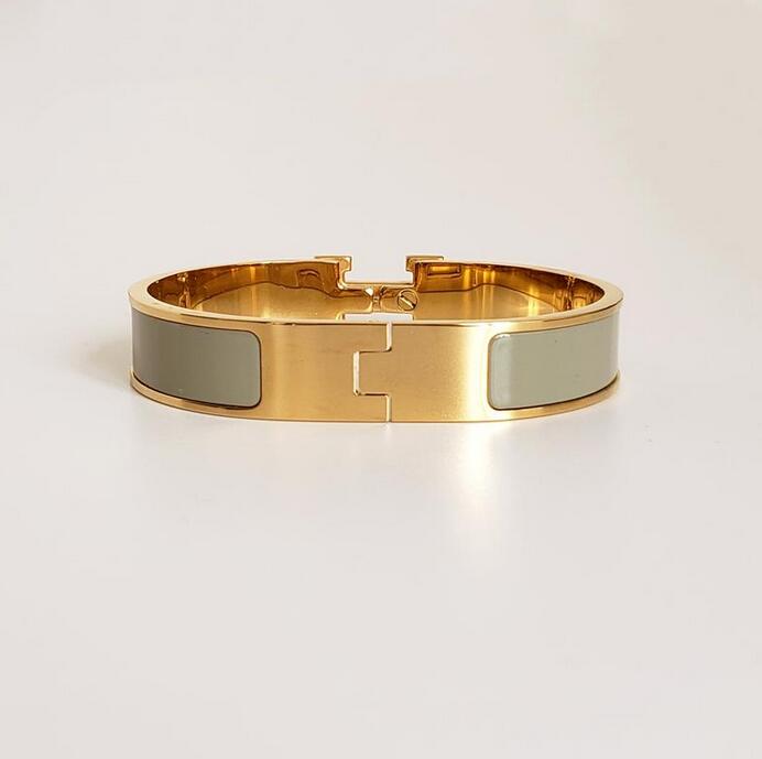 fashion jewelry men women bracelets classics orange high quality design bangle stainless steel gold buckle