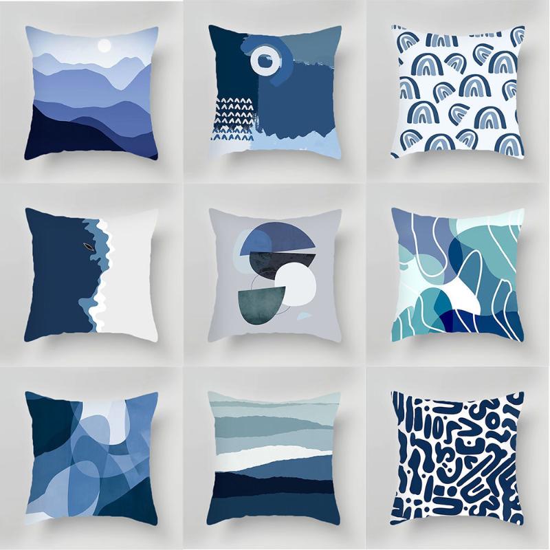 Cushion/Decorative Pillow Nordic Abstract Ink Blue Contrast Color Personality Case Bedside Sofa Backrest Multifunctional Bedroom Decoration
Cushion/Decorative Pillow Nordic Abstract Ink Blue Contrast Color Personality Case Bedside Sofa Backrest Multifunctional Bedroom Decoration