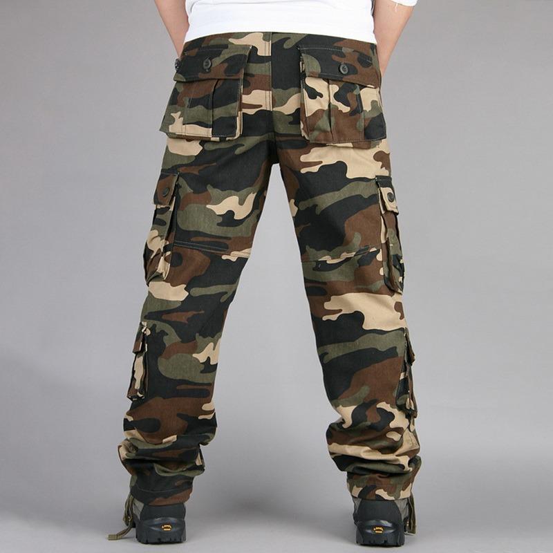 Camouflage Cargo Pants 8XL Joggers Militar Men Trousers Hip Hop Army Camo Spodnie Meskie Man Cotton