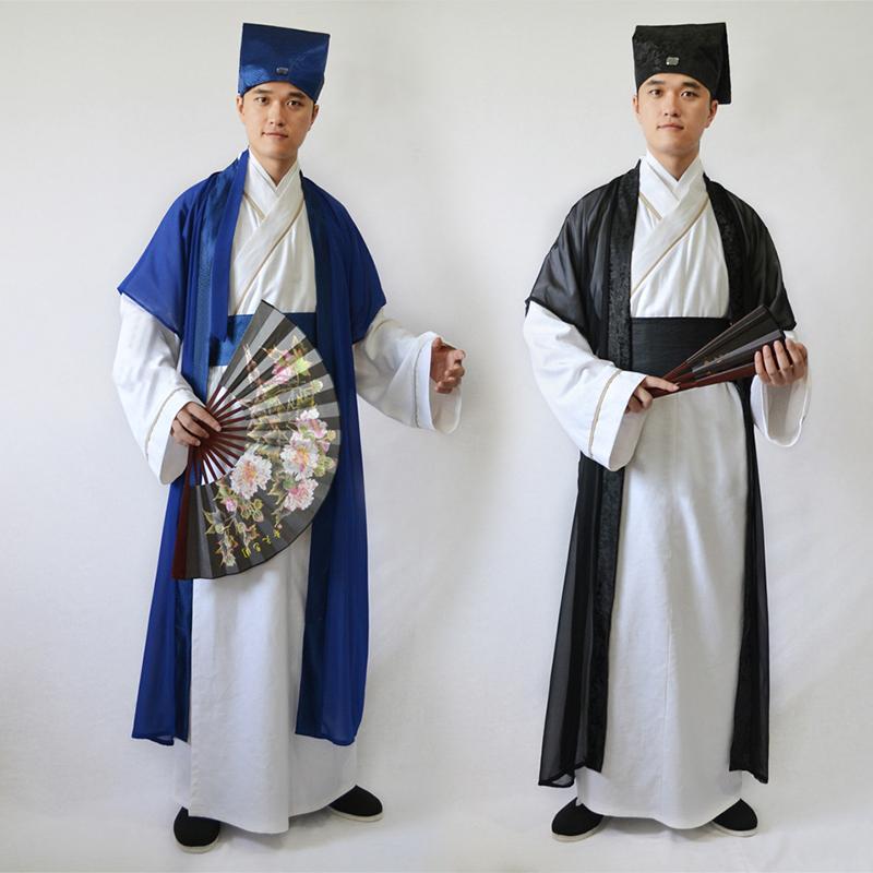 Stage Wear Chinese Folk Ancient Scholar Costume Men National Tang Dynasty Hanfu Robe Traditional Student Clothes TV Film Performance WearSta, Black
Stage Wear Chinese Folk Ancient Scholar Costume Men National Tang Dynasty Hanfu Robe Traditional Student Clothes TV Film Performance WearSta, Black
