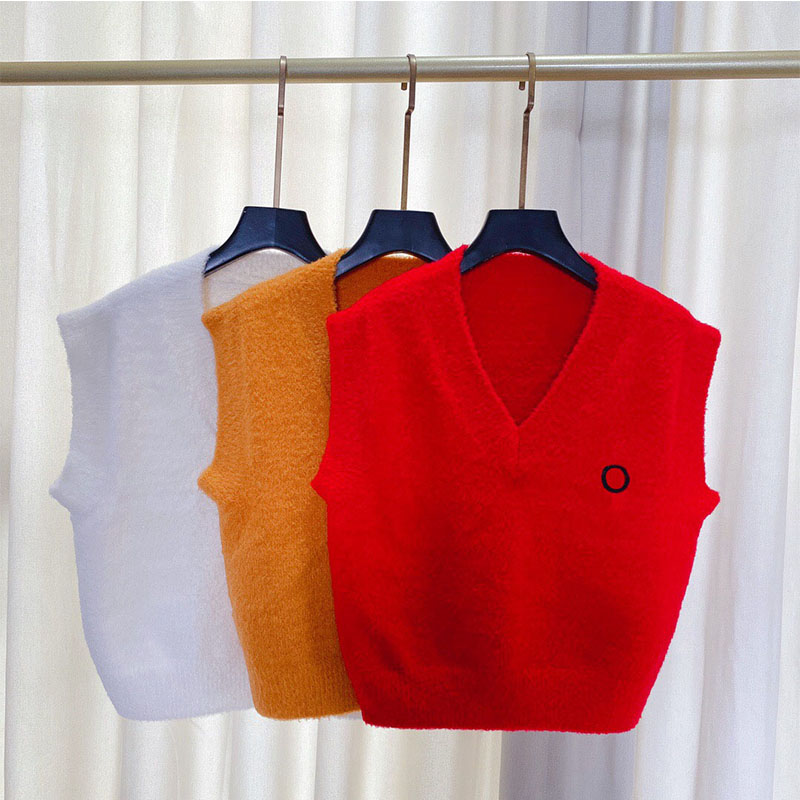 2022 Fashion Autumn Winter Women's Sweaters Solid Embroidery V-neck Sleeveless Knitted Vest All-match Casual Loose 3 Color Tops, Purple
2022 Fashion Autumn Winter Women's Sweaters Solid Embroidery V-neck Sleeveless Knitted Vest All-match Casual Loose 3 Color Tops, Purple