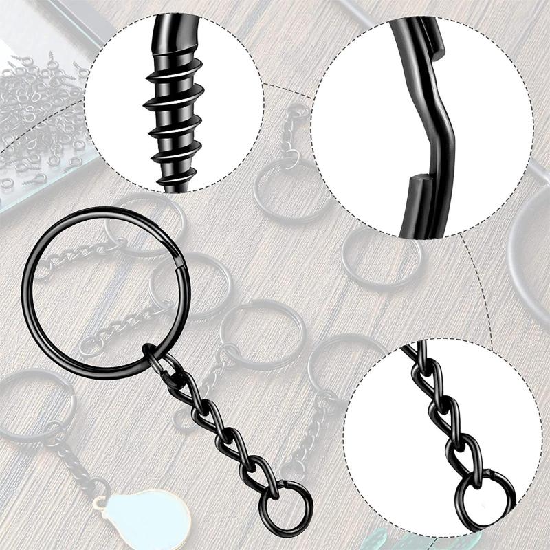 Keychains Pieces Key Chain Rings Kit Jump Screw Eye Pins Hooks For Crafts Making HardwareKeychains
Keychains Pieces Key Chain Rings Kit Jump Screw Eye Pins Hooks For Crafts Making HardwareKeychains