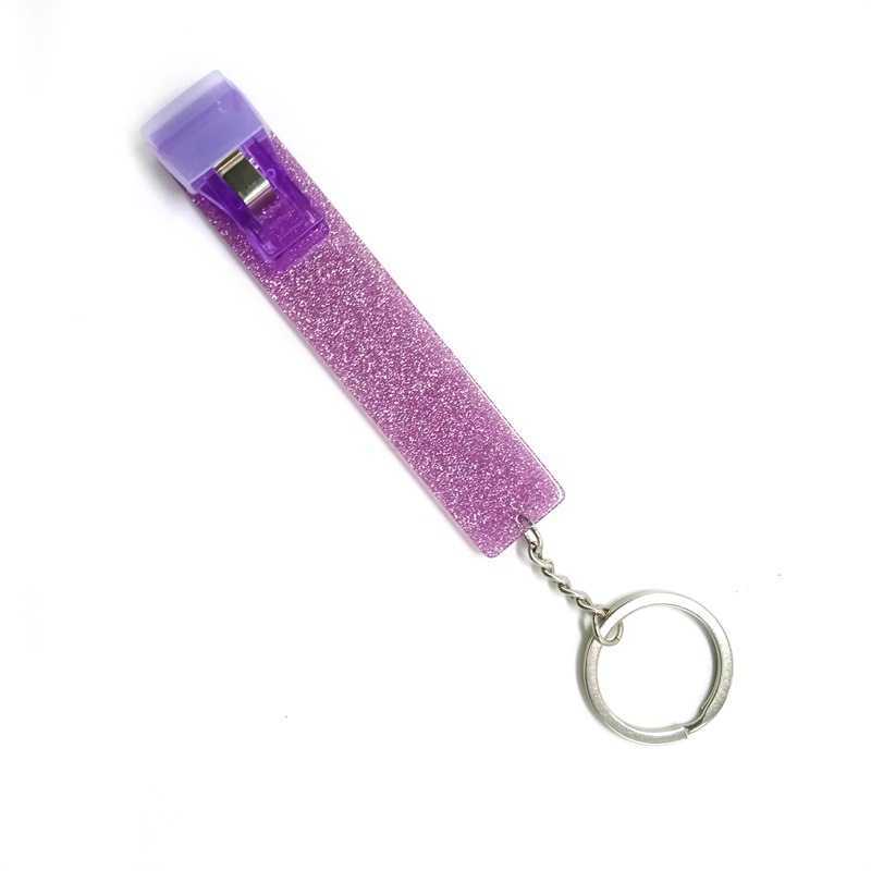 Credit Card Puller Clip Key Rings Acrylic Debit Bank Card Grabber For Long Nail Atm Keychain Cards Clip Nails Tools