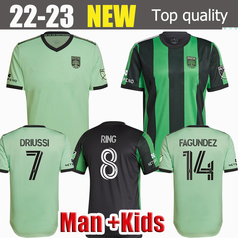 CECILIO Austin FC soccer jerseys DRIUSSI RING FAGUNDEZ home away 3rd football shirts GALLAGHER HOESEN DJITTE CASCANTE 22 23
CECILIO Austin FC soccer jerseys DRIUSSI RING FAGUNDEZ home away 3rd football shirts GALLAGHER HOESEN DJITTE CASCANTE 22 23