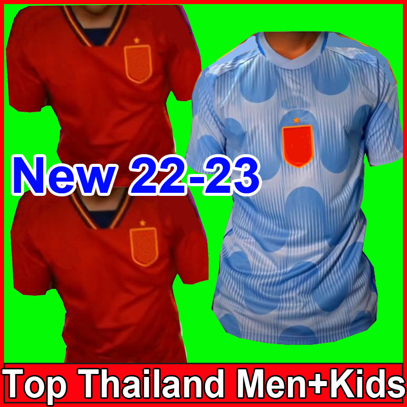 2022 2023 Spain soccer jerseys Espana #10 PEDRI MORATA FERRAN KOKE GAVI TORRES AZPILICUETA 22 23 WORLD RAMOS CUP fans Player version football shirts men kids kit, 23 away
2022 2023 Spain soccer jerseys Espana #10 PEDRI MORATA FERRAN KOKE GAVI TORRES AZPILICUETA 22 23 WORLD RAMOS CUP fans Player version football shirts men kids kit, 23 away