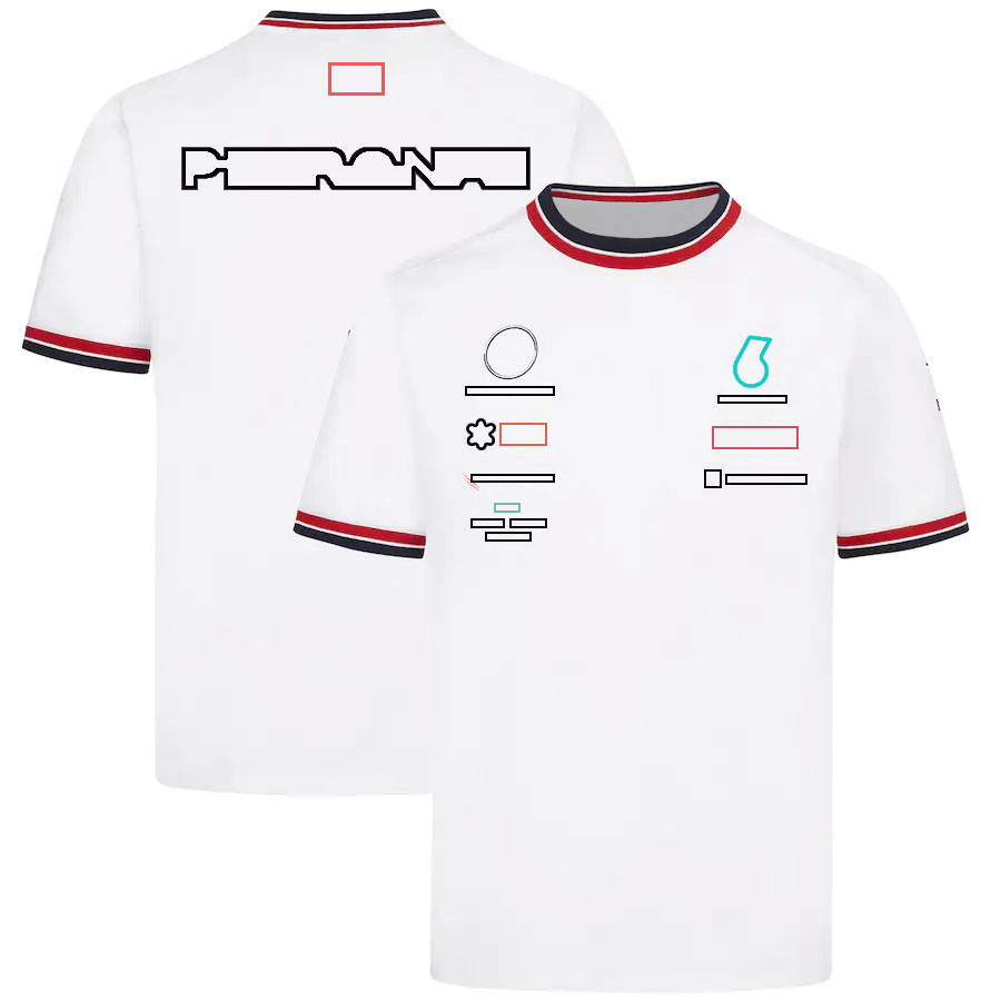 

2022 F1 Team T-shirt Formula One Driver Fans T-shirt Racing Extreme Sports Round Neck Tee Jersey Summer Car Logo Short Sleeve Plus Size Customizable