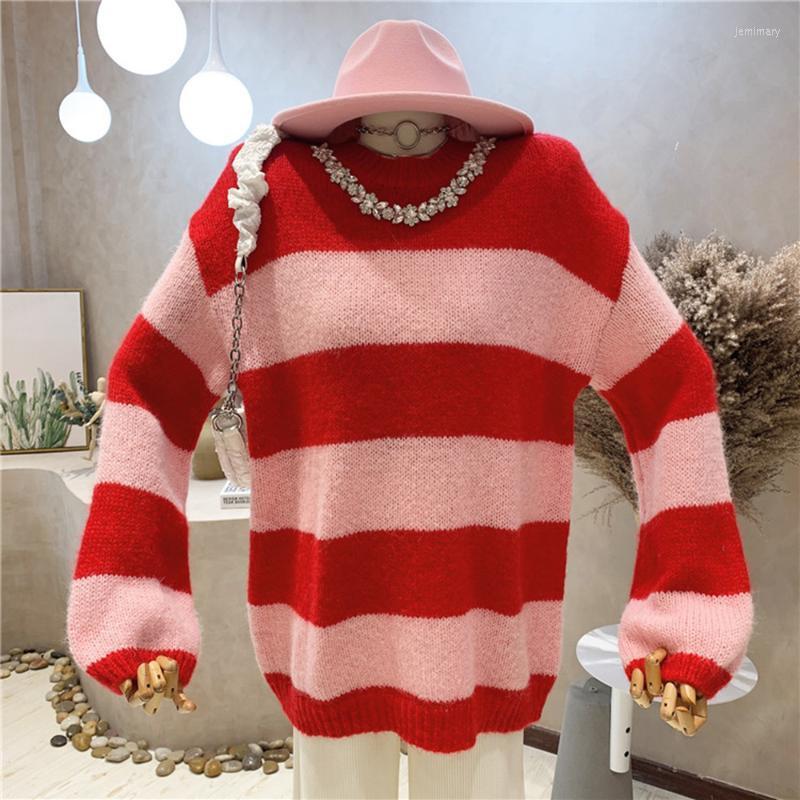Women's Sweaters Women 2022 Winter Vintage Harajuku All-Match Knitting Ladies Sweater Rhinestone O NeckSweet Casual Contrast Striped Jemi22, Red
Women's Sweaters Women 2022 Winter Vintage Harajuku All-Match Knitting Ladies Sweater Rhinestone O NeckSweet Casual Contrast Striped Jemi22, Red