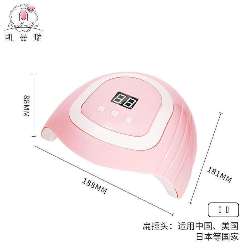 48W Nail Dryer LED Nail Lamp UV Lamp For Curing All Gel Nail Polish With Motion Sensing Manicure Pedicure Salon Tool