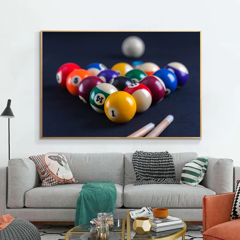 Blue Billiard Table with Balls Poster Canvas Painting Poster and Prints Sports Wall Art Modern Picture Living Room Decor Cuadros
Blue Billiard Table with Balls Poster Canvas Painting Poster and Prints Sports Wall Art Modern Picture Living Room Decor Cuadros