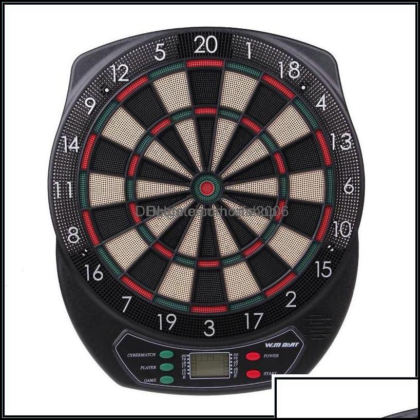 Darts Leisure Sports Games Outdoors Elctronic Dartboard Scoring Board Set Led Display 6 Electronic Dart 21 Soft Tipdarts Drop Delivery 2021
Darts Leisure Sports Games Outdoors Elctronic Dartboard Scoring Board Set Led Display 6 Electronic Dart 21 Soft Tipdarts Drop Delivery 2021