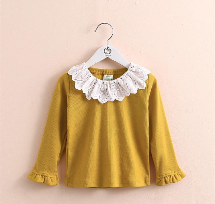 T-shirts Lacework Girls T-Shirt Long-sleeve Baby Kids O-neck Bottoming Shirt For Children Clothes Spring Girl TopsT-shirts, Blue
T-shirts Lacework Girls T-Shirt Long-sleeve Baby Kids O-neck Bottoming Shirt For Children Clothes Spring Girl TopsT-shirts, Blue